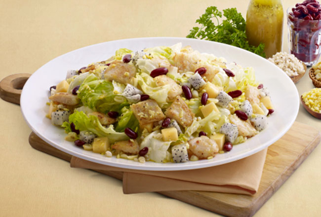 สลัดปลาและแก้วมังกร